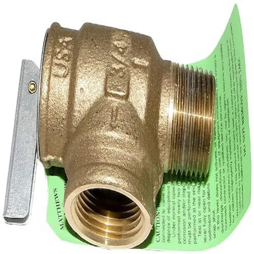 OEM Replacement Zodiac R0040400 3/4-Inch NPT 75 PSI Cast Iron Rustic gold Pressure Relief Valve Replacement Select Zodiac ...