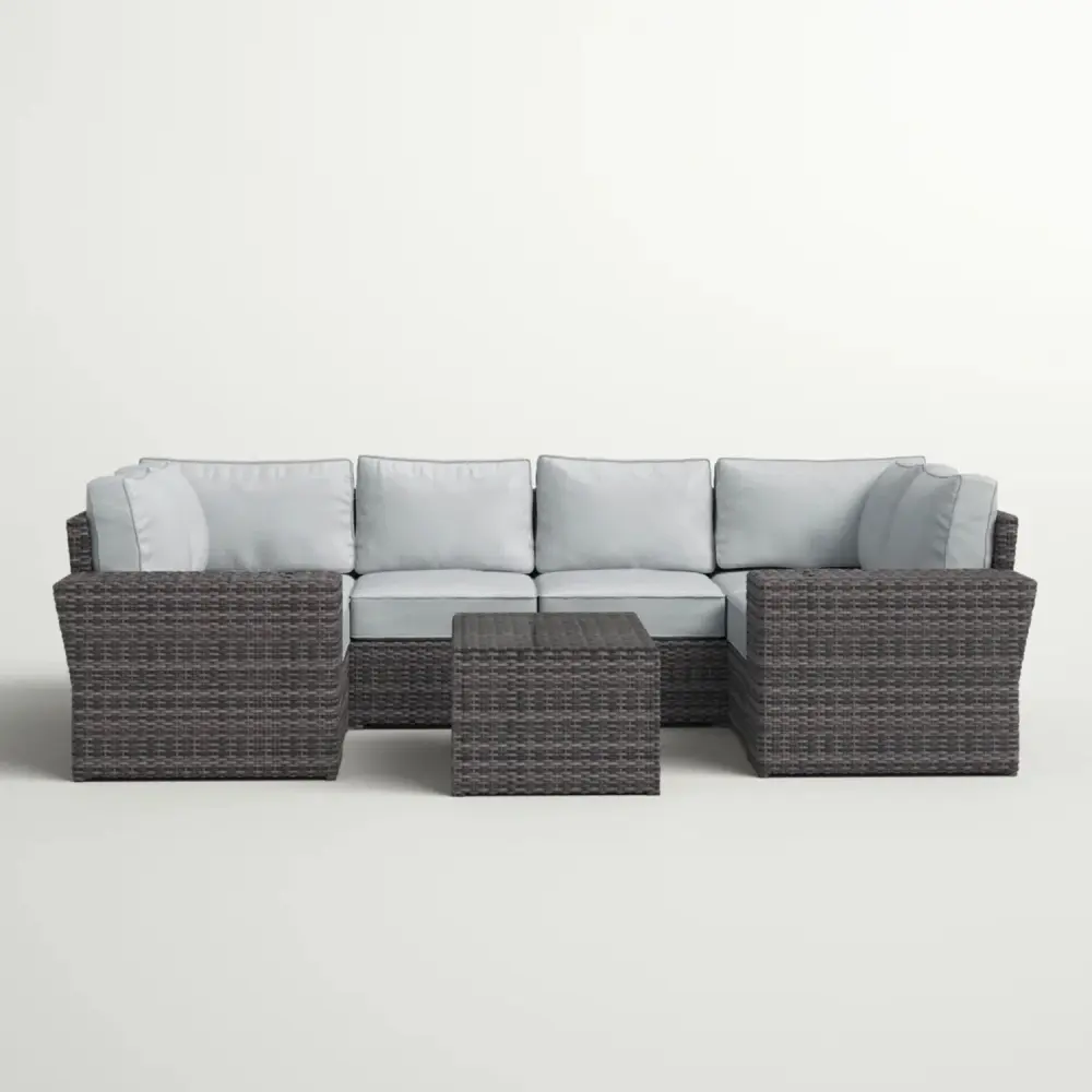 Stylish Wicker Patio Adjust Table