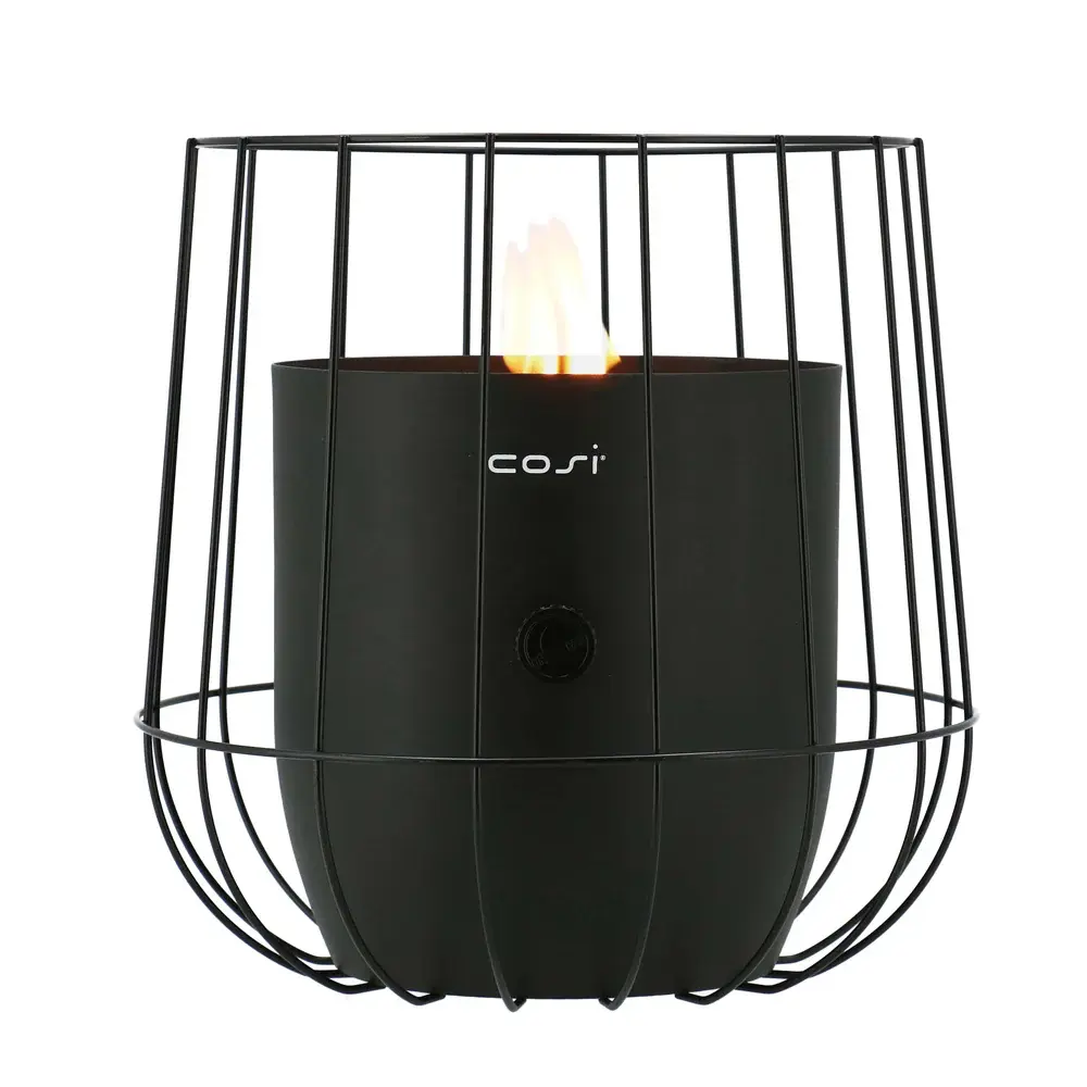 Cosiscoop Basket Fire Lantern - Charcoal