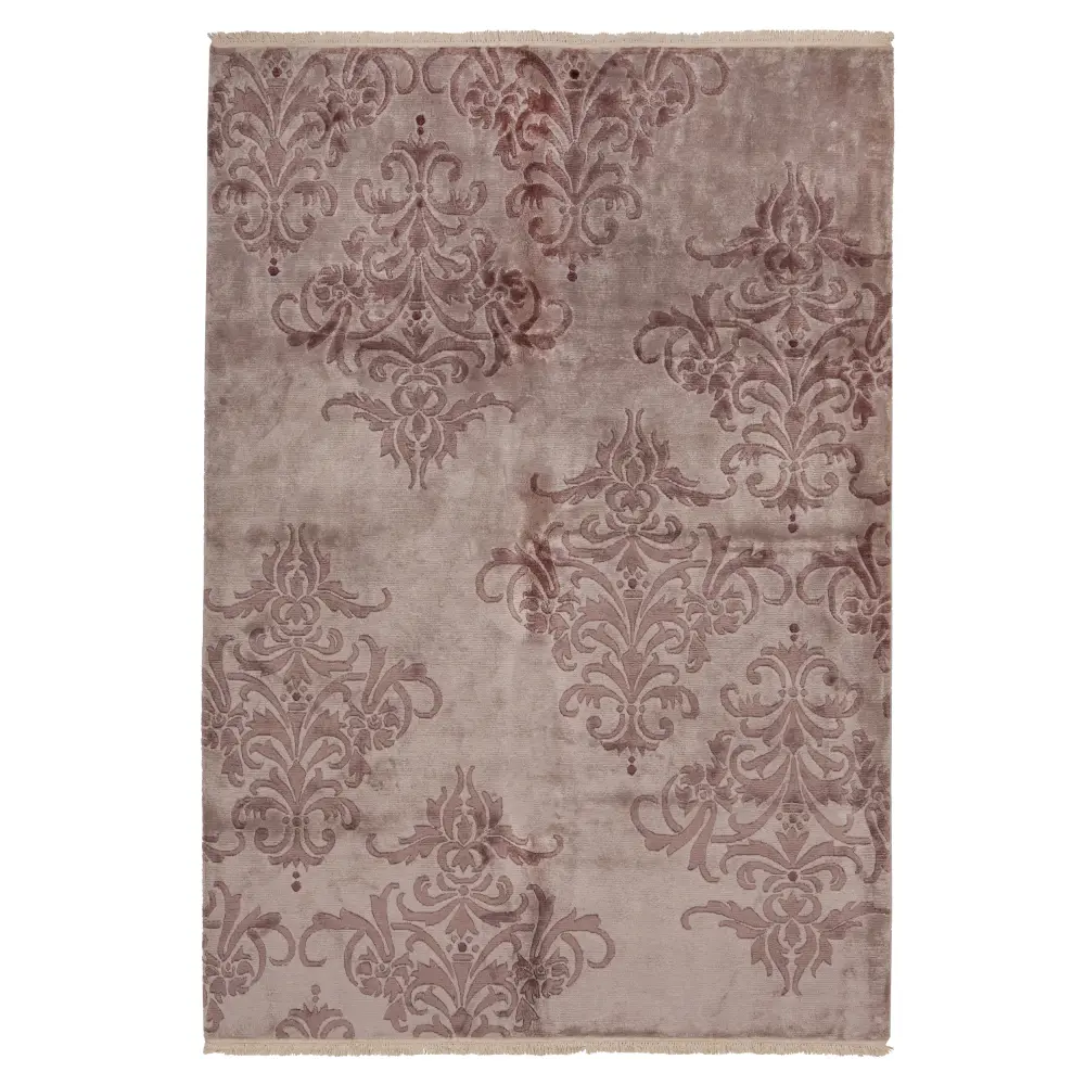 Grey Modern Wool Blend Rug - 5'7" x 7'10"