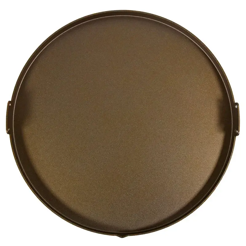 Recteq RT-FTG22 Flat Grill Topper, Round, Carbon Steel, Chocolate