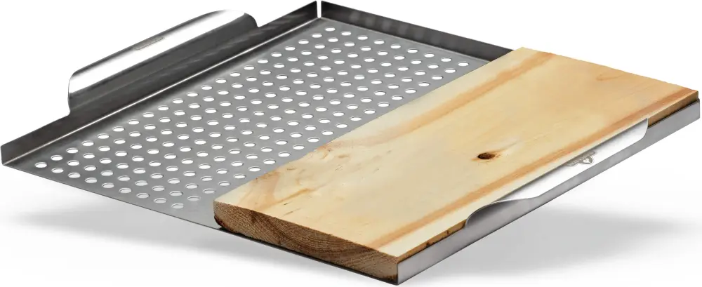 Stainless Hardened Multi-functional Topper Cedar Plank