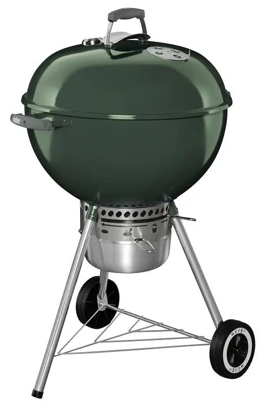 Weber Original Kettle 14407001 Charcoal Grill, 363 sq- Primary Cooking Surface, Green, Steel Body