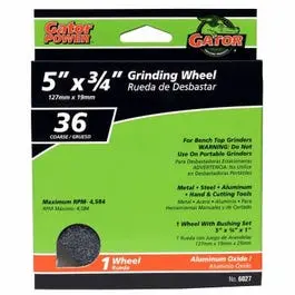 Coarse Grinding Wheel 5 x 0.75 x 1-Inch Bench Grinders and Sharpening Gator