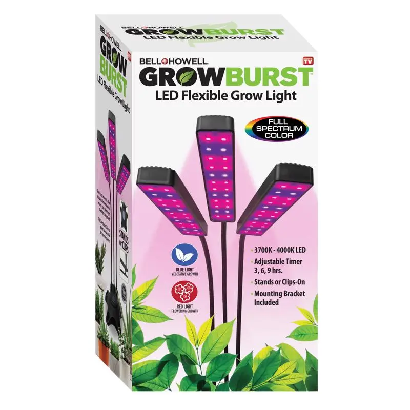 Bell & Howell Bionic Glow 24 . Multicolor Table Grow Lamp Indoor Plants