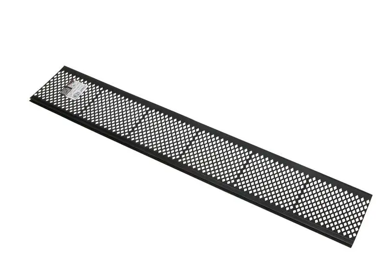 Amerimax 6 Inch W x 36 Inch L Black Plastic Gutter Guard Pack 50 Rain Protection