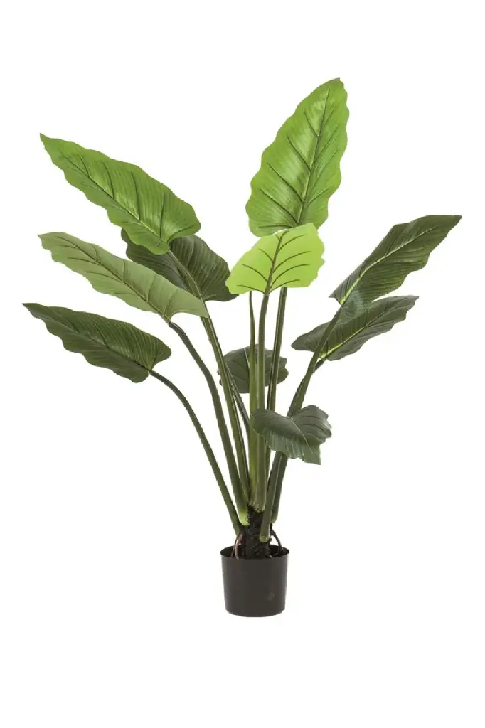 Green Heartleaf Faux Plant Set 2 Philodendron Artificial Indoor Plants