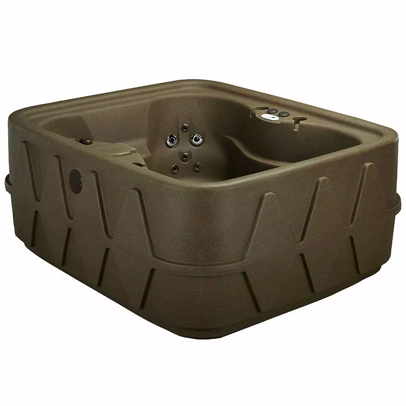 Aquarest Spas AR-400 Select 4-Person 20-Jet Plug and Play Hot Tub LED Waterfall Brownstone