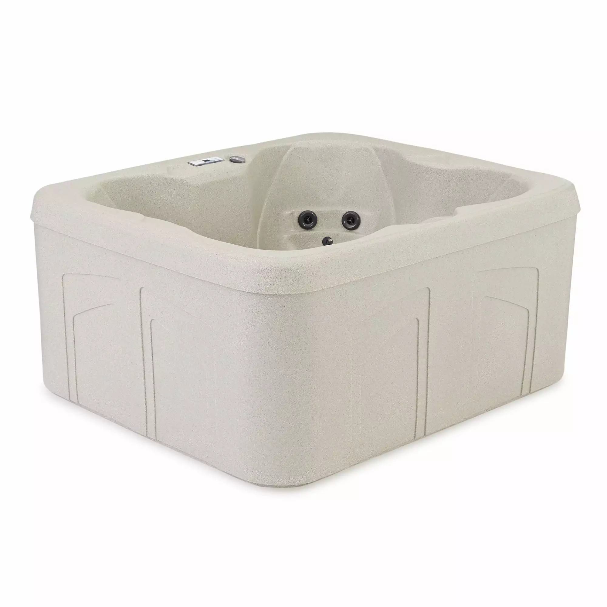 Lifesmart LS100 4-Person Plug & Play Hot Tub Spa 13 Jets Beige