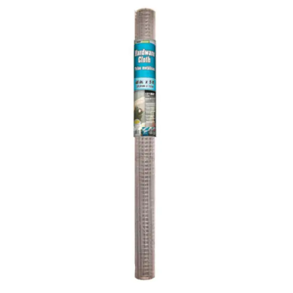 YardGard 308223B Galvanized Hardware Cloth 19-Gauge 1/2 Mesh 48 x 5 Feet Small Animal Fencing