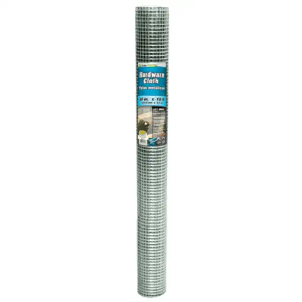 YardGard 308230B Galvanized Hardware Cloth 19-Gauge 1/2 Mesh 48 x 10 Feet Garden Fence Wire