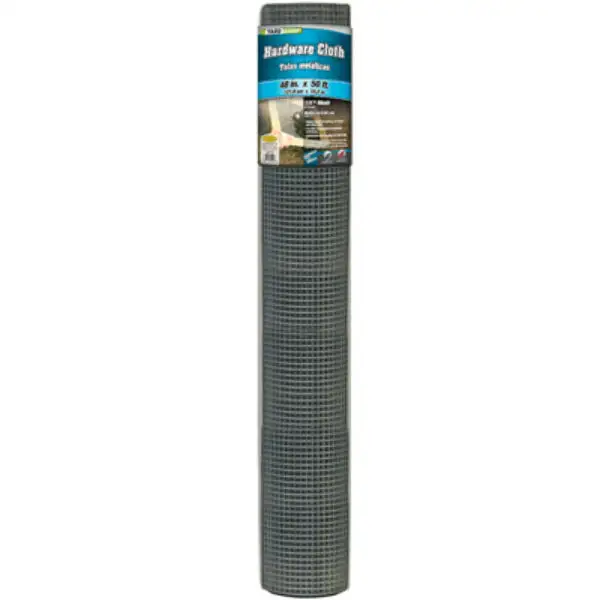 YardGard 308239B Galvanized Hardware Cloth 23-Gauge 1/4 Mesh 48 x 50 Feet Heavy Duty Wire Mesh
