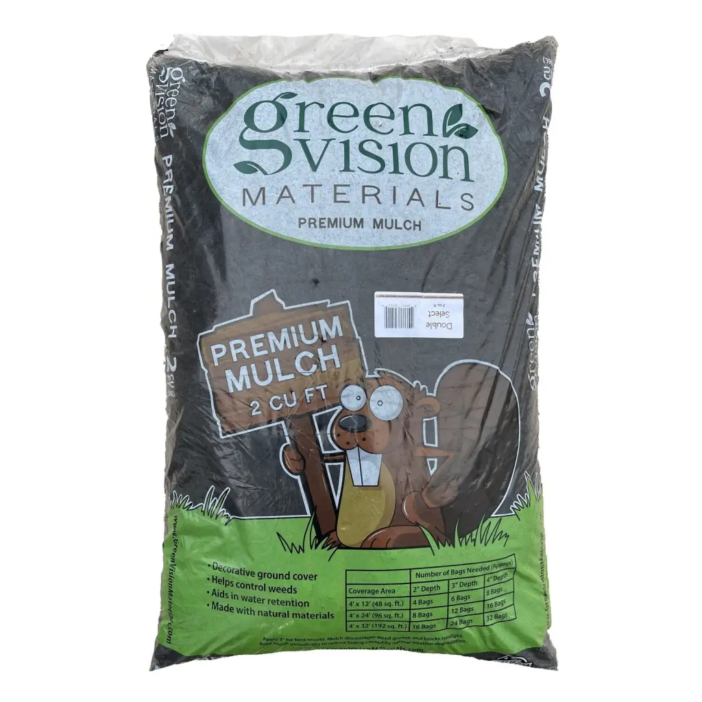 Natural Hardwood Mulch 2 Cu Ft - Premium Garden Mulch Varies