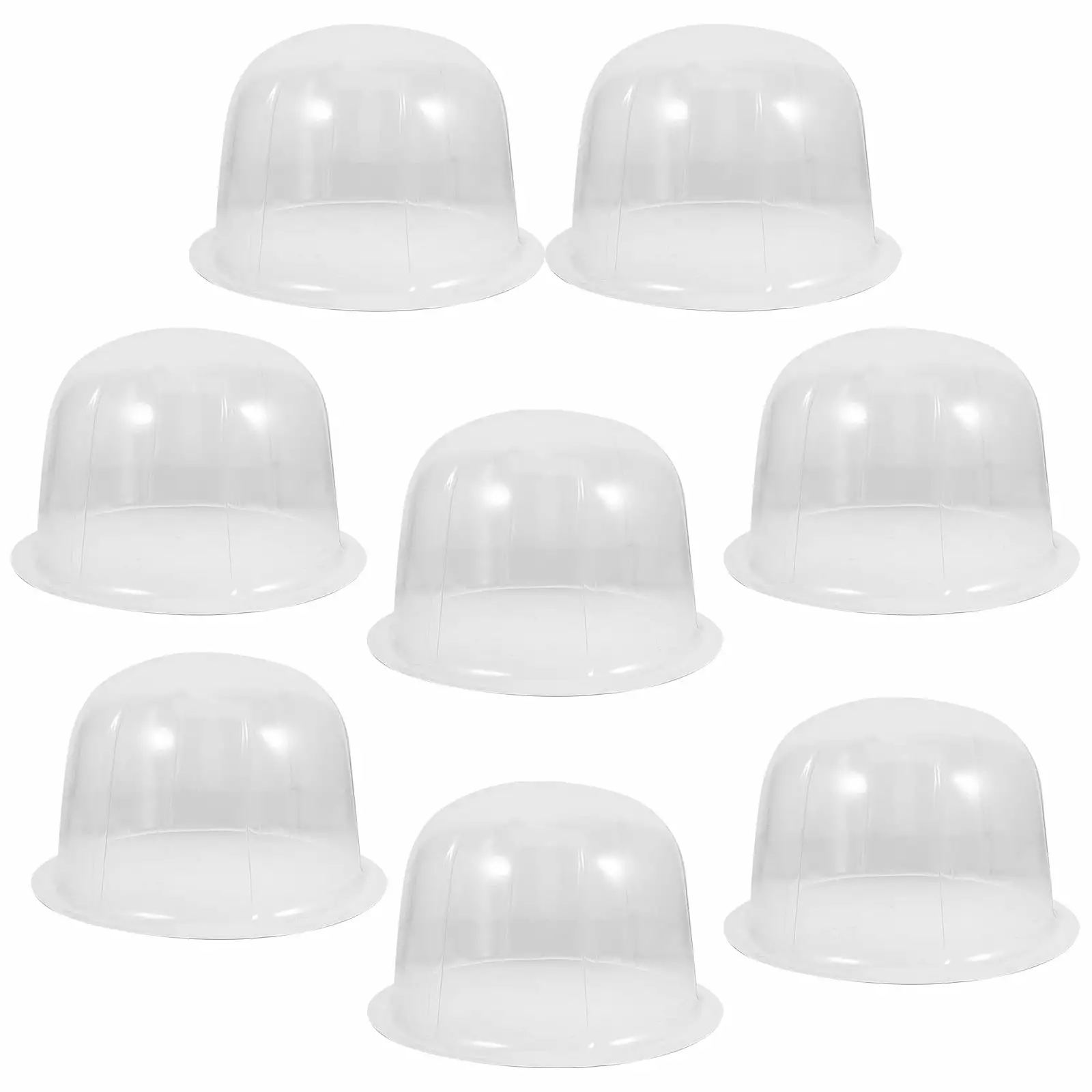 Manlingda 8Pcs Plastic Cowboy Hat Holder - Travel-friendly Cap Display Stand