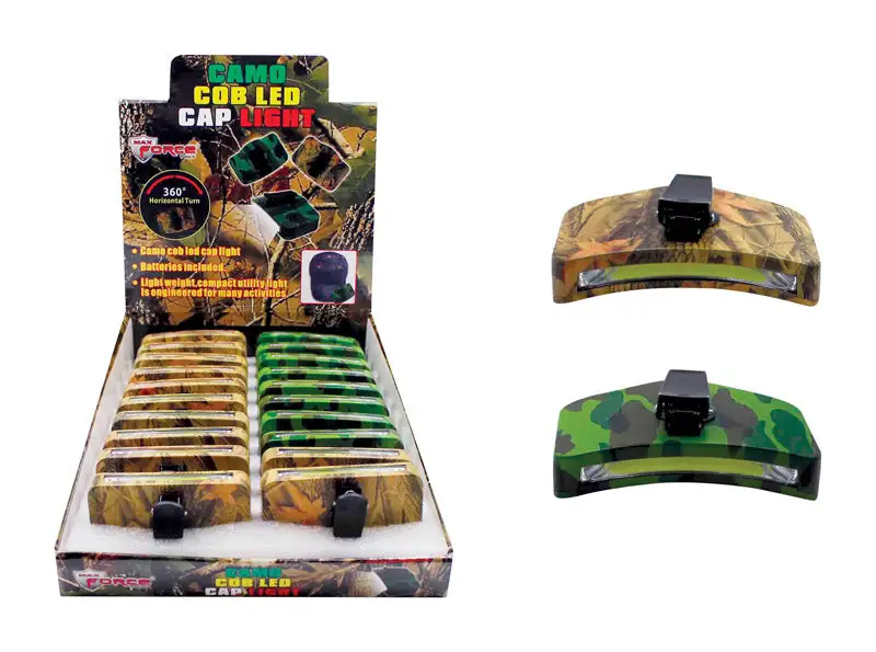 Diamond Visions Cob 200 Lumens Camouflage LED Cap Light AAA Battery Pack 20 - Hands Free Headlamp