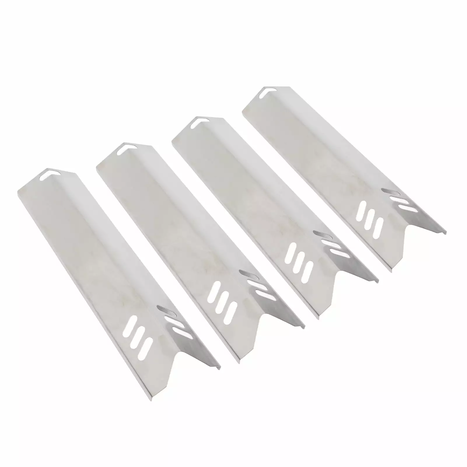 2024 4 Pcs Adjustable Grill Heat Plates Shield Stainless Steel BBQ Gas Grill zhenyamingshangmao