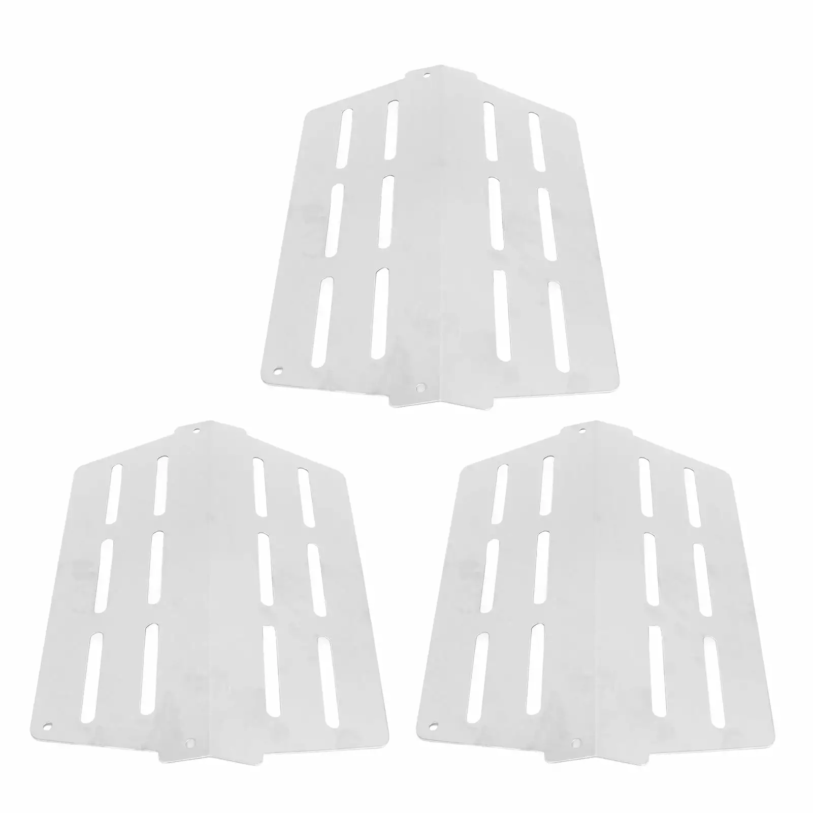 2024 3 Pcs Stainless Steel Grill Heat Plate Replacement Weber Genesis Gas Grill zhenyamingshangmao