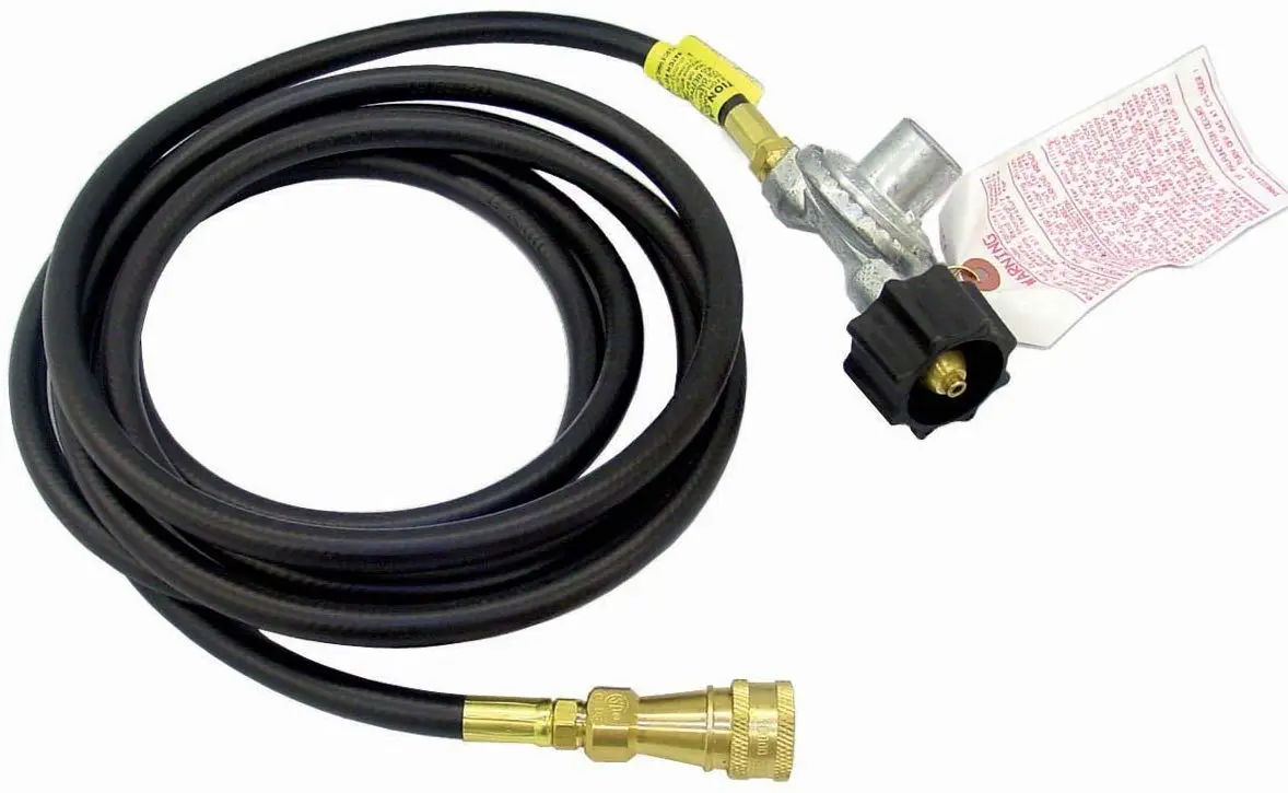 Mr Heater Big Buddy Hose and Tank Regulator 12 Foot Propane Heater Accessory