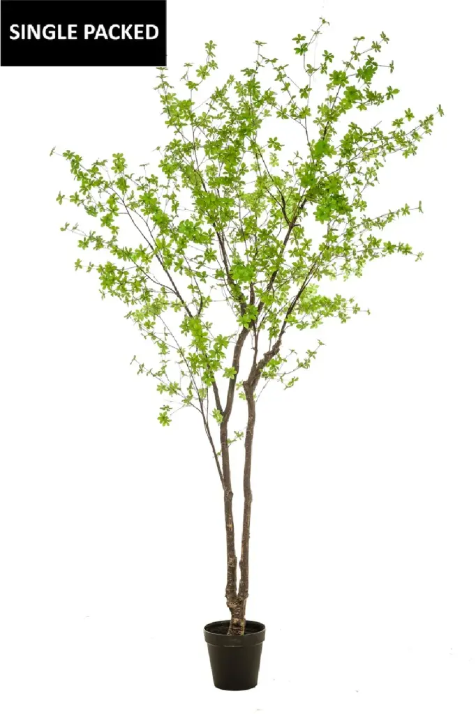 Faux Green Herbaceous Tree Artificial Tropaeolum Garden Patio Decor