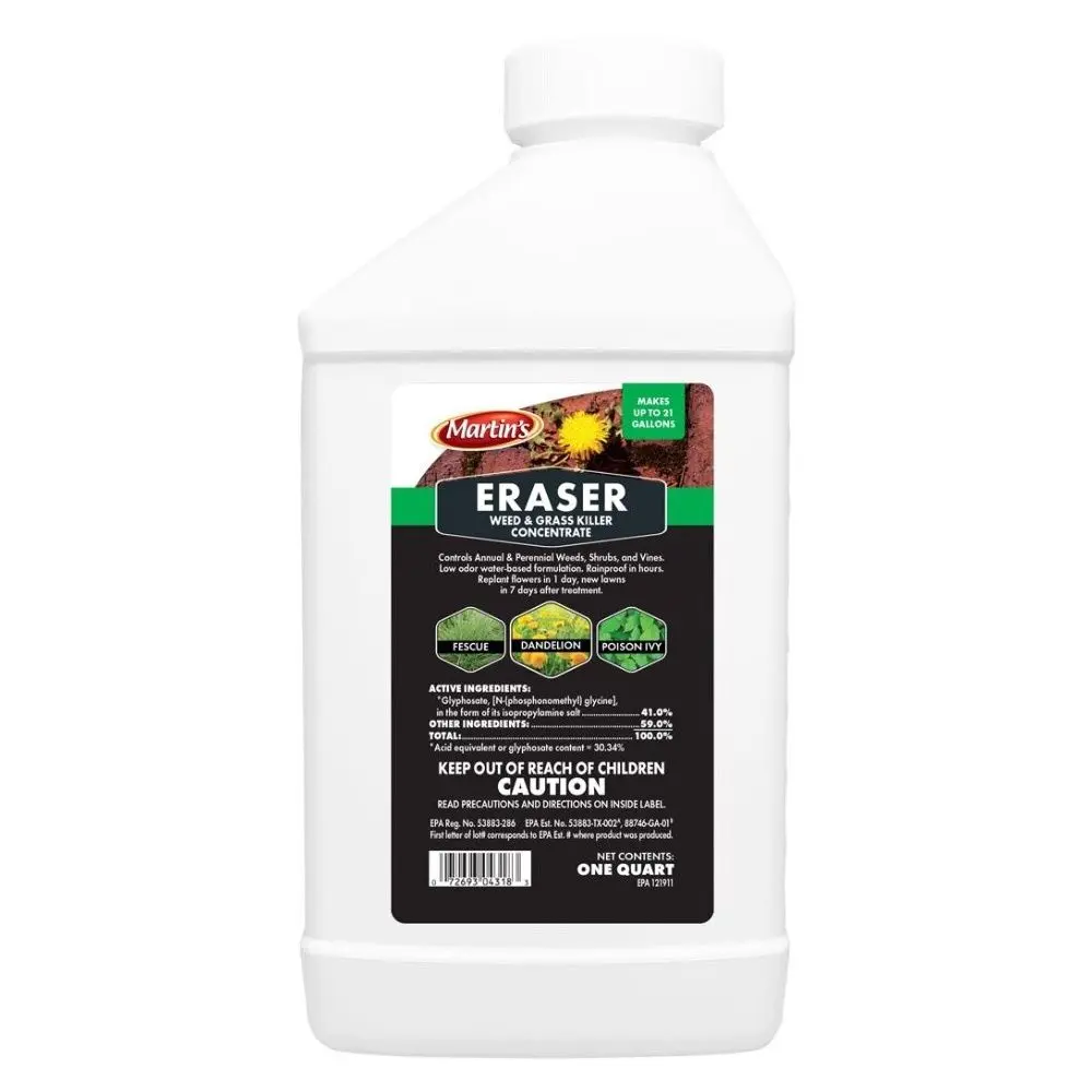 Martin's Eraser Weed and Grass Killer Concentrate 1 qt Fast Results