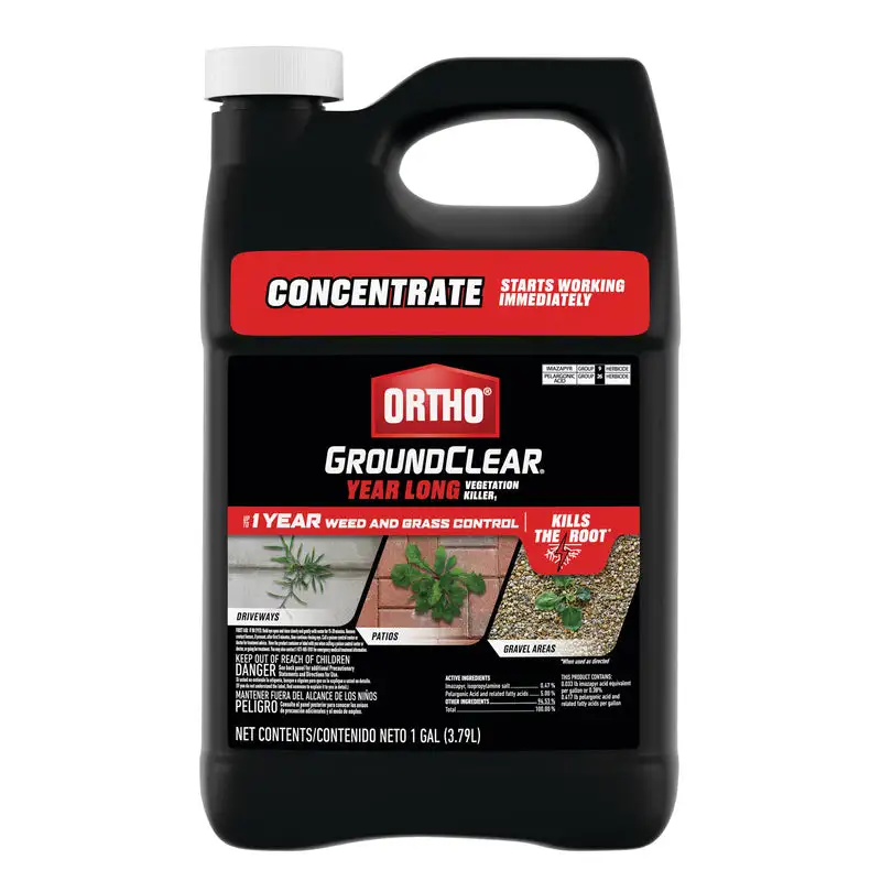 Ortho GroundClear Year Long Vegetation Killer Concentrate 1 Gallon Pack 4