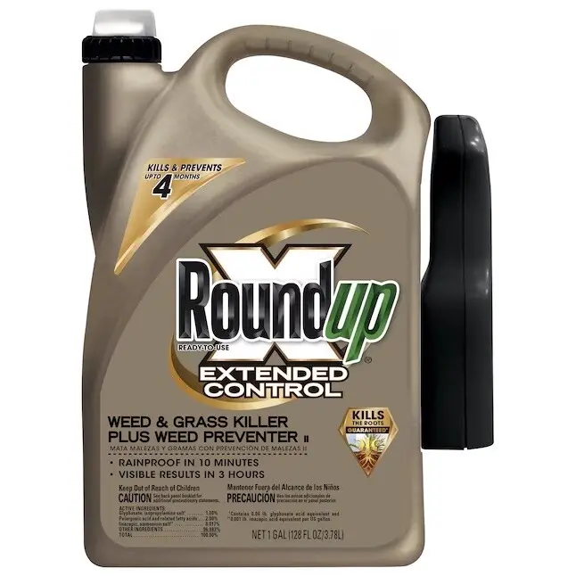 Roundup Extended Regulation Weed and Grass Killer 1-Gallon - Long-Lasting Weed Control