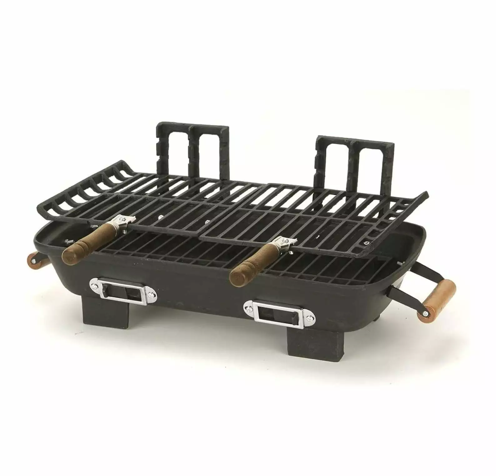 Marsh Allen 10 18 Inch Cast Iron Hibachi Charcoal Grill Outdoor Cooking TiaGOC