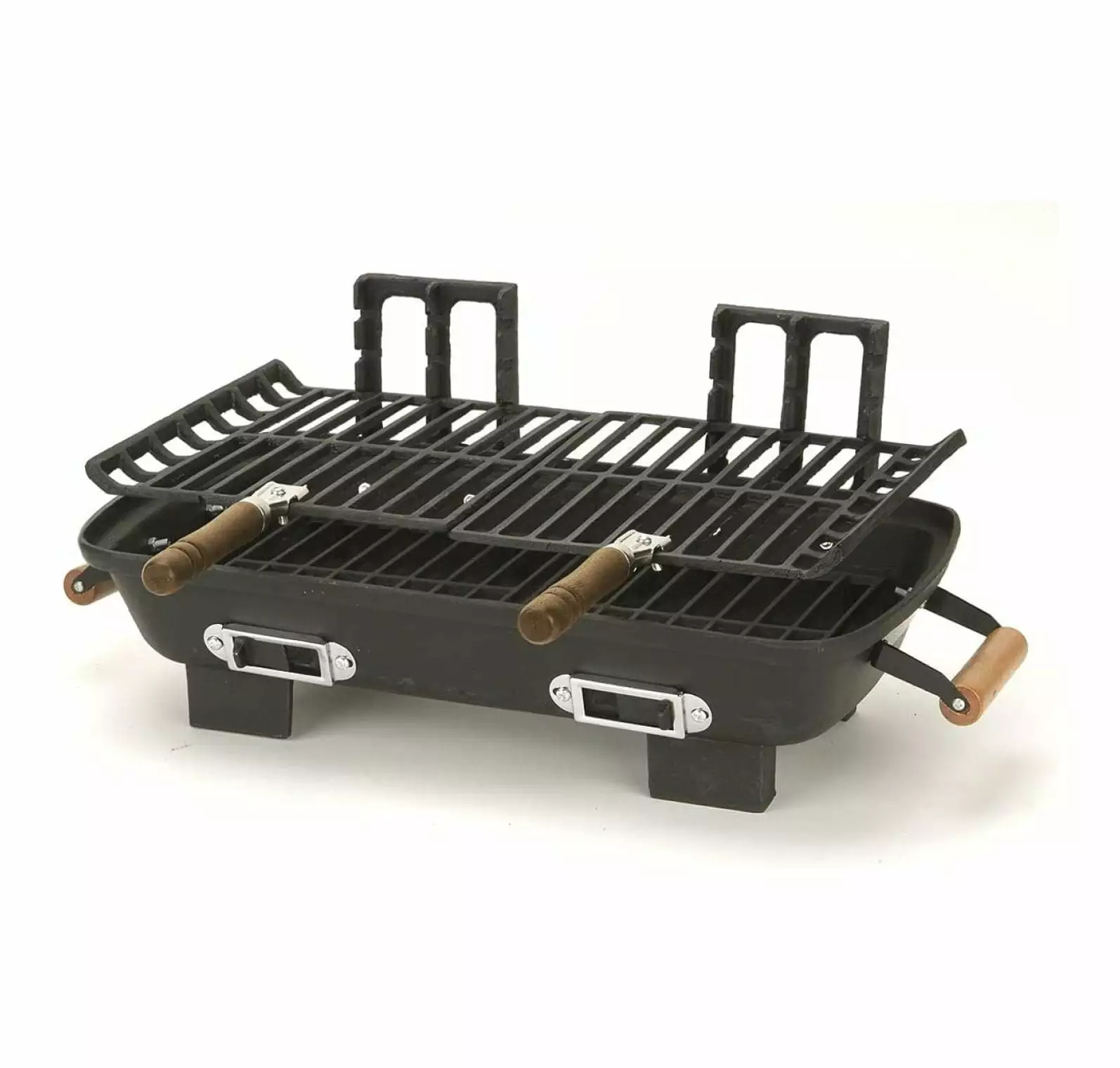 Marsh Allen 10 18 Inch Cast Iron Hibachi Charcoal Grill Outdoor Cooking YgIRTID
