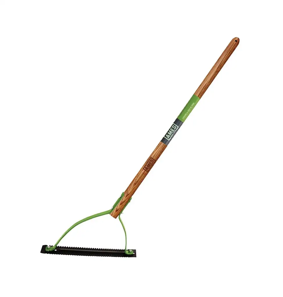 Action Hoe 54 Inch Wood Handle Lawn and Garden Weeding and Cultivating Ames