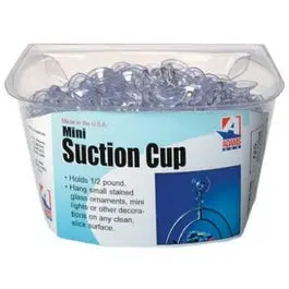 Miniature Suction Cup Hook 0.75- Small Adhesive Hooks Bathroom Various