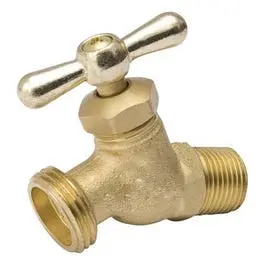 Hose Bibb Straight No Kink Brass 1/2 MP x 1/2 Inch Internal Solder Various