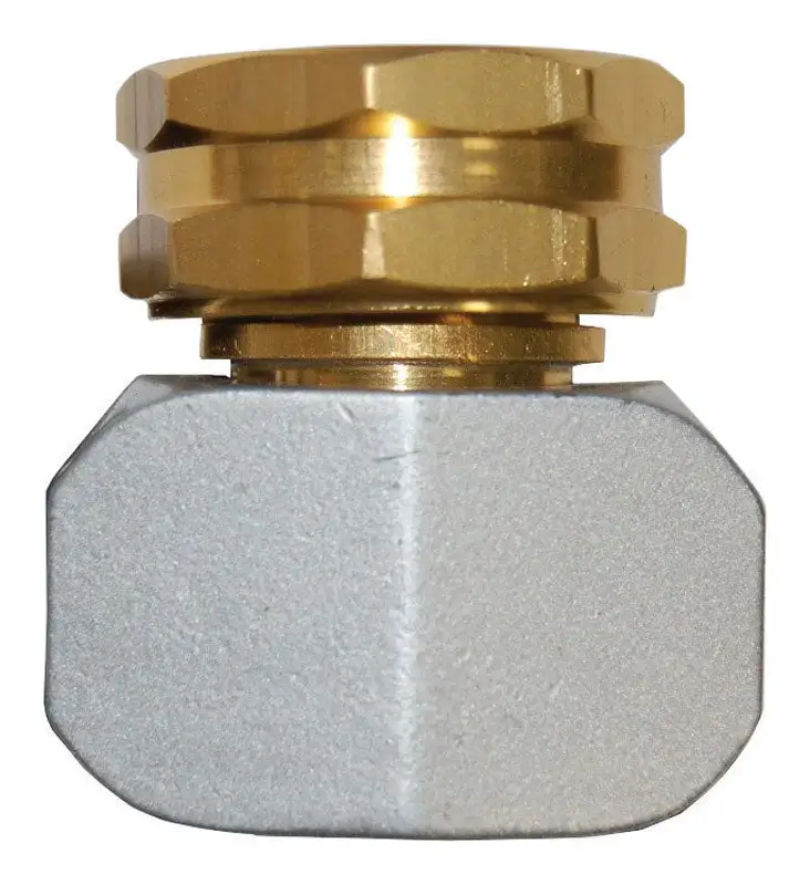 Rugg 5/8-3/4 . Zinc Threaded Female Hose Coupling Pack 30