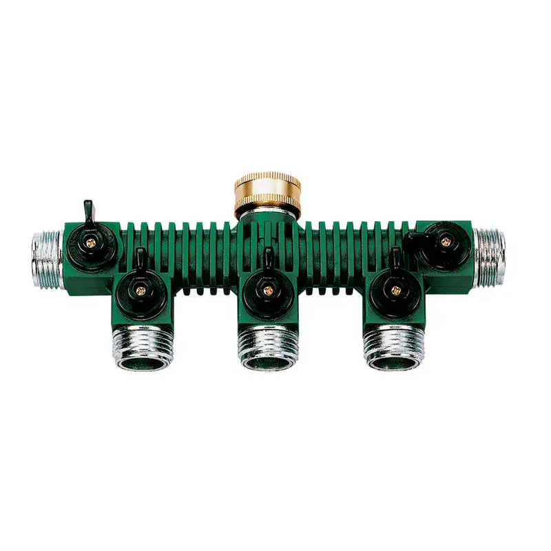 Orbit Zinc Garden Hose Manifold Pack 6 Efficient Water Distribution