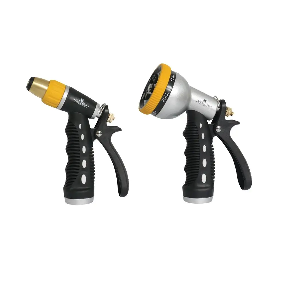 Landscapers Select YM7004-2 Black Spray Nozzle Set Garden Hose