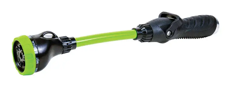 Rugg 8 Pattern Shower Metal Watering Wand Pack 6 Durable Garden Hose Nozzle