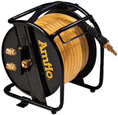 Amflo 545HR RET Manual Hose Reel 200 PSI 3 8 x 75 ft Easy Water Access