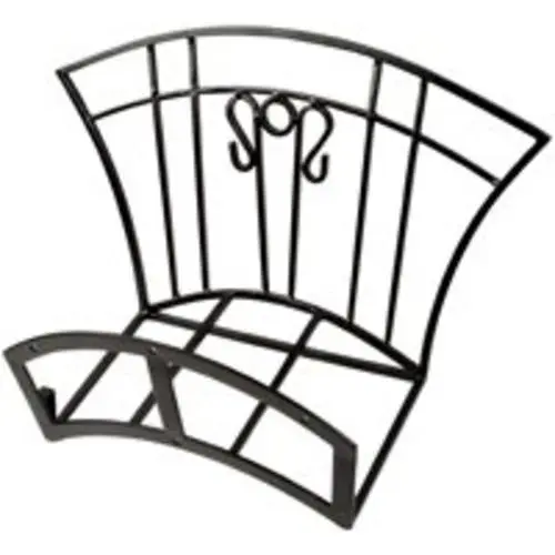 Landscapers Select HH003 Wall Mounting Hose Hanger Hammertone Black 250 ft Capacity