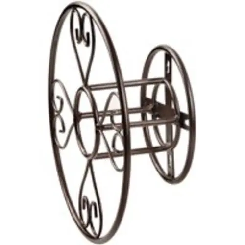 Landscapers Select HH021 Wall Mounting Hose Hanger Hammertone Brown 150 ft Capacity