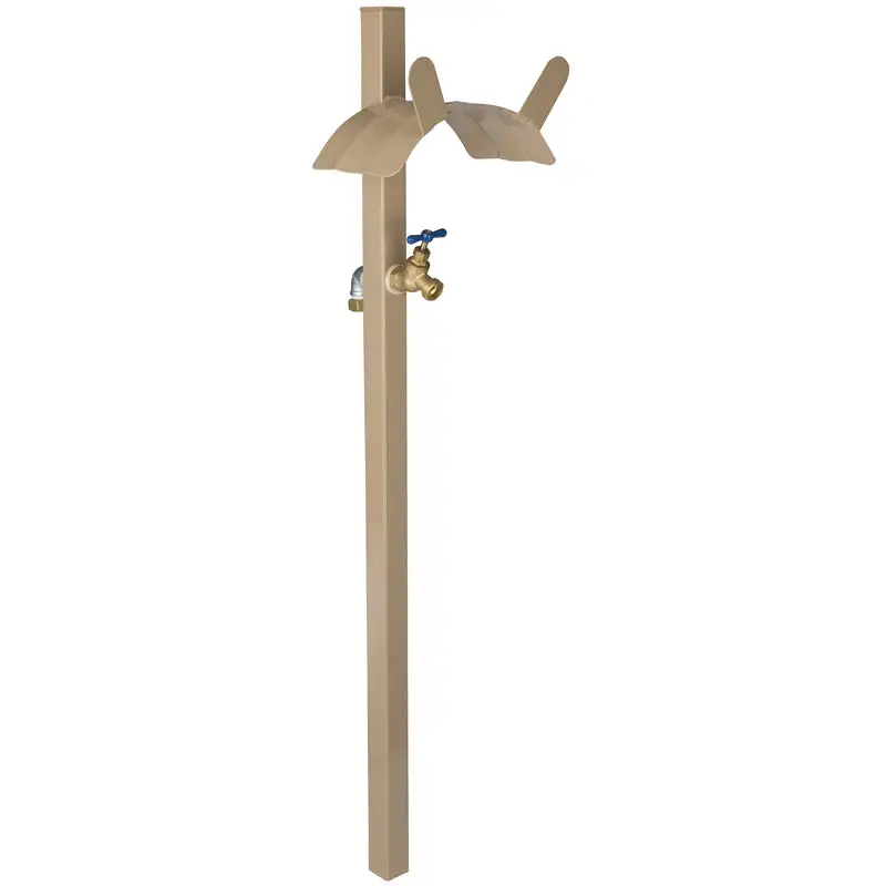 Landscapers Select HH-693 Hose Stand Powder-Coated Steel Garden Hose Holder