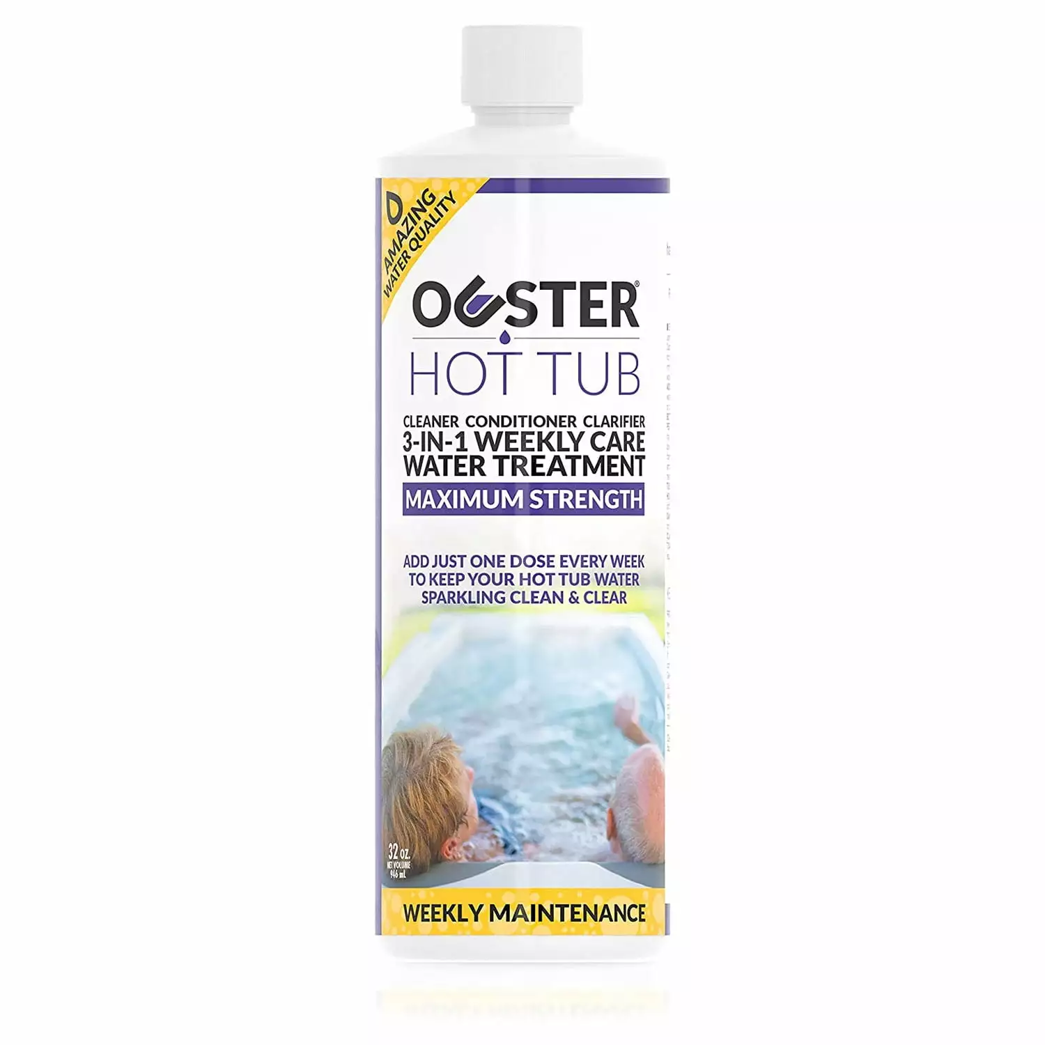 Bio Ouster 3in1 Weekly Hot Tub Cleaner Clarifier and Conditioner 32oz 16
