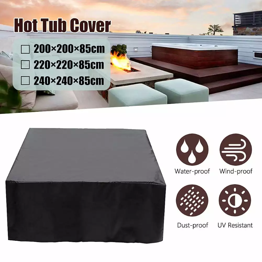 Bigstone Waterproof Dustproof Outdoor Garden Chair Table Hot Tub SPA Protector Cover Case 20020085cm