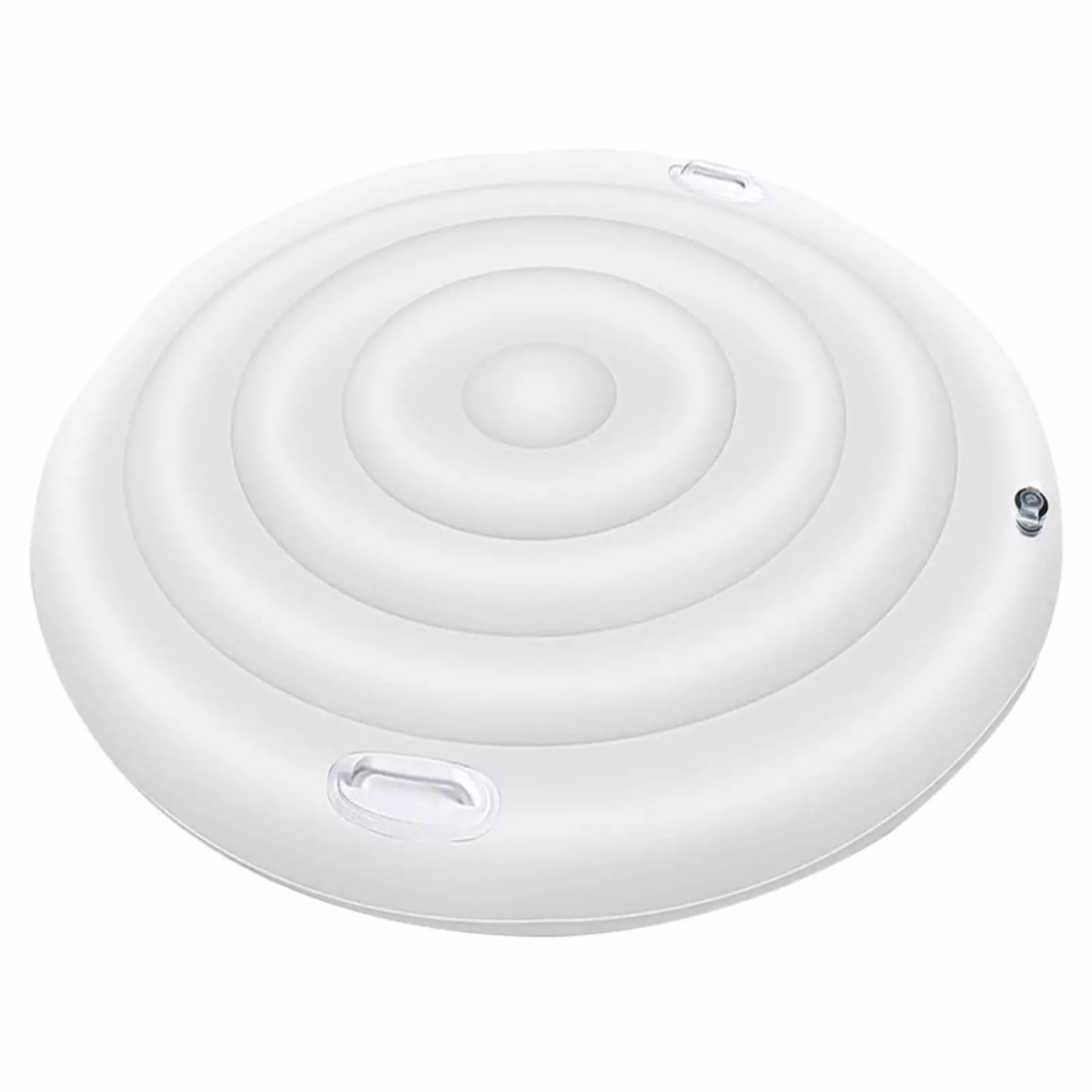 Inflatable Hot Tub Cover 65inch Insulated Windproof Rain-Proof Round Cover Handles Energy Saving