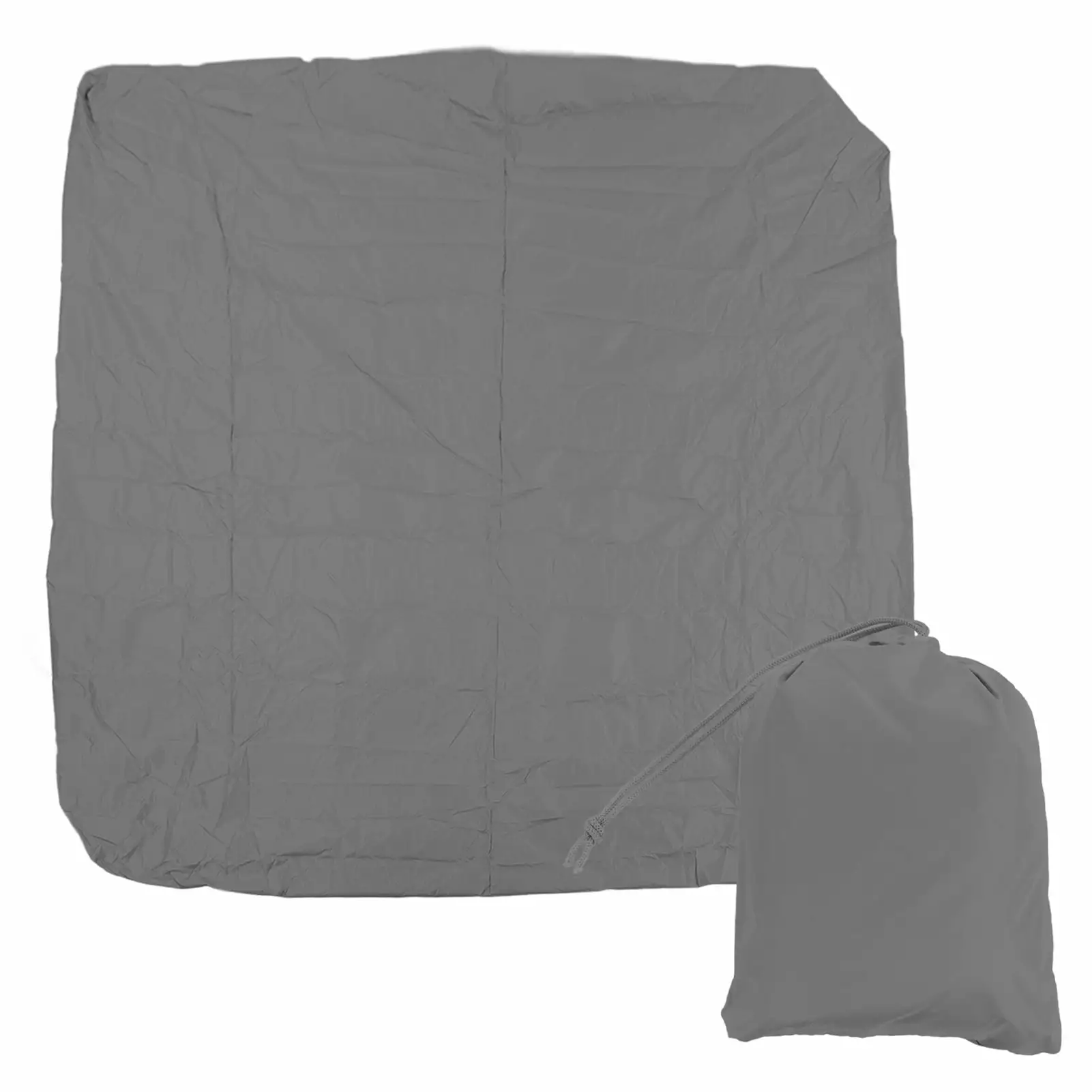 Square Waterproof Hot Tub Cover Protector 190 Silver Coated Polyester Taff 20720730cm