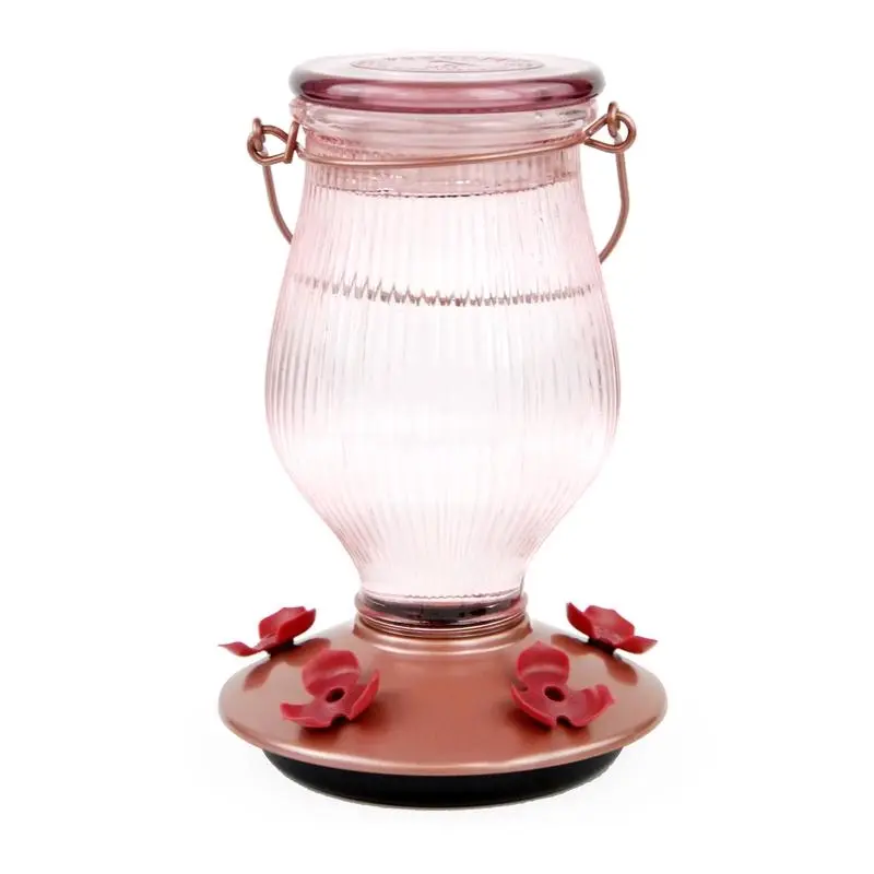 Perky-Pet Hummingbird 24 oz Glass Nectar Feeder 5 Ports Pack 2