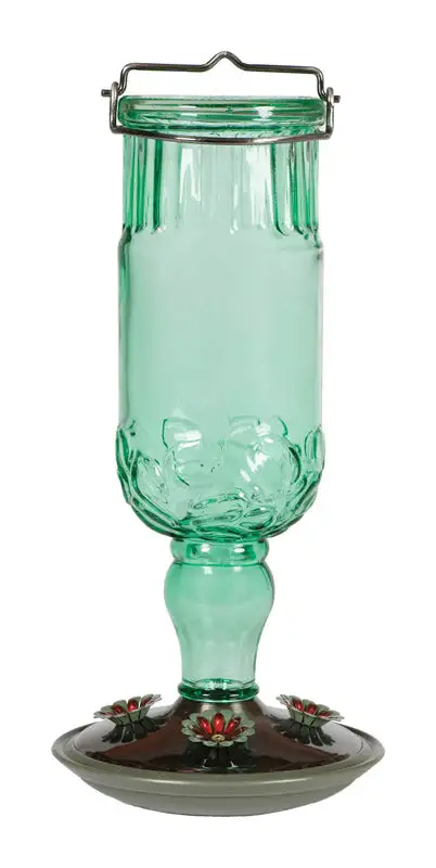 Perky-Pet Hummingbird 24 oz Glass Nectar Feeder 4 Ports Pack 2