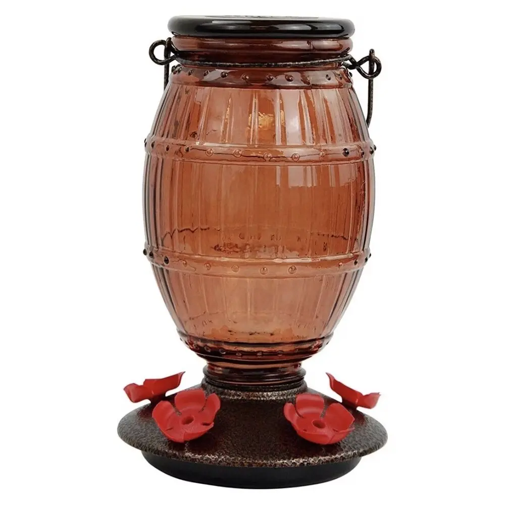 Perky-Pet Prohibition Glass Hummingbird Feeder 36 oz Large Vintage Style Feeder