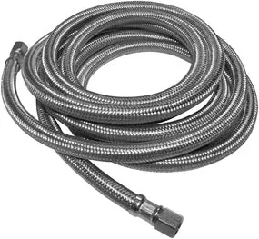 Keeney Ice Maker Supply Line 1/4 x 1/4 x 120 Inch Flexible Tube