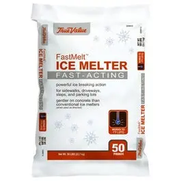 FastMelt Ice Melter 50-Lbs. Bag Quick Snow and Ice Removal True Value