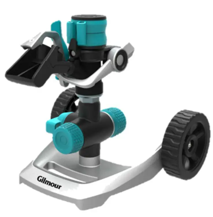 Gilmour Heavy-Duty Metal Impact Sprinkler Wheel Base Large Lawns