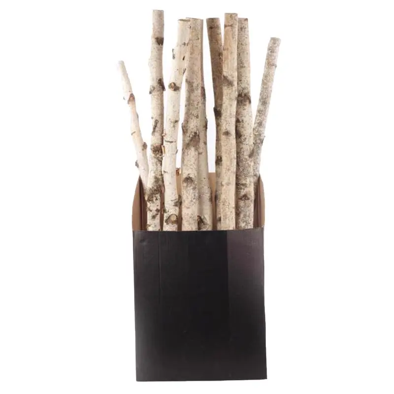 Second Nature Natural Birch Pole Indoor Christmas Decor 32 Inch Pack 20